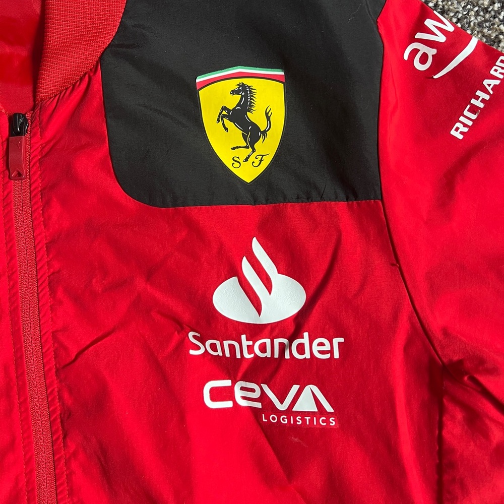 Ferrari Red Men's Racing Team Jacket - Picture 2 of 8